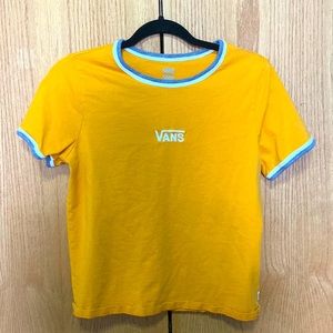 Vans yellow t-shirt